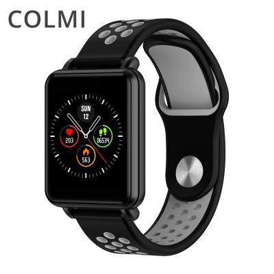 China 2019 Amazon Leading OEM BT4.0 Touch Screen OEM Alloy Large Touch Screen Sports Alloy Wristband Man Smart Watch for sale