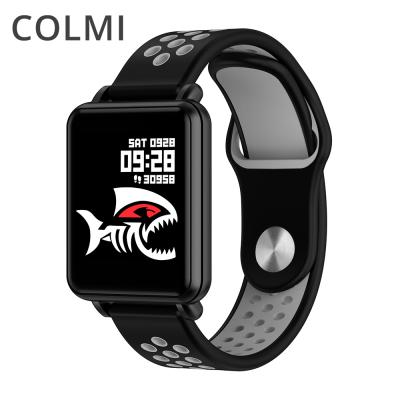 China Custom Multi Language Version Colmi Earth 1 Full Touch Screen Smart Watch Ip68 Logo Smartwatch Sports Health Band BT40 for sale