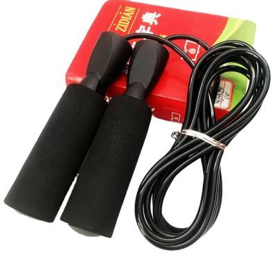 China DailyTrainning/Professional Competition New skipping rope logo custom several colors sponge skipping rope for sale