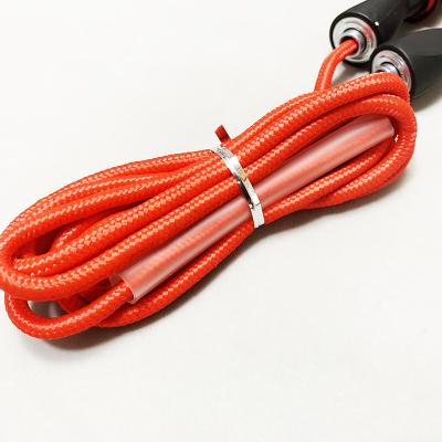 China DailyTrainning/jumping rope polyester skipping rope competition jump rope new style professional fast speed for sale