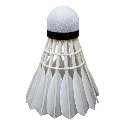 China Chinese DailyTrainning Training Shuttlecock/Professional Competition Best Selling Custom Cheap Shuttlecocks Goose Feather for sale