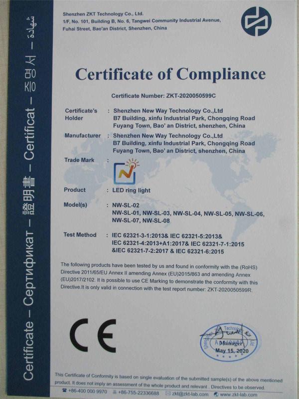 CE - Shenzhen New Way Technology Co., Ltd.