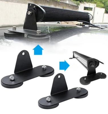 China Can Mount Any 2021 Hood Sucker LED View Bracket Lights Car Roof Mount Light Magnetic Base For Offroad Jeep SUV ATVS 2021 for sale