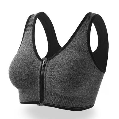 China 2021 Women Front Tie Gathered Sports Bra Yoga Sports Breathable Professional Shockproof Underwear for sale