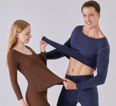 China 2021 Thermal Underwear Set For Men And Women Comfortable And Long Soft Lingerie for sale