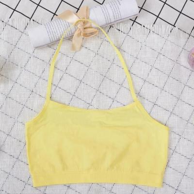 China 2021 Girl's Top Hot Sale Breathable Seamless Teenage Camisole Short Tube for sale