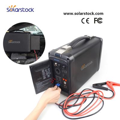 Chine 500W 110V - block d'alimentation électrique 240V de secours portatif noir avec la batterie au lithium de polymère à vendre