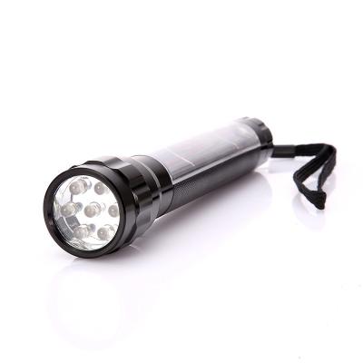 China 600mA Battery Portable Solar Powered Flashlight For Outdoor Camping for sale