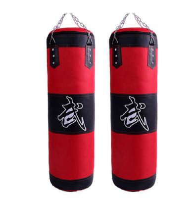 China Custom Home Use Punching Sand Gym Bags Stand Up Leather Heavy Punching Sandbag Hanging Punching Fitness for sale