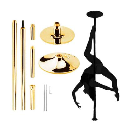 China Metal Pole Dance Stripper Gift Static and Rotating 45mm Pole Dancing Kit Indoor Fitness Near Year for sale