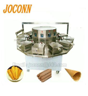 China Safety and Hygiene Egg Roll Crispy Cookie Roll Making Machine Ice Cream Cone Wafer Cookie Crunchy Cookie Machine for sale