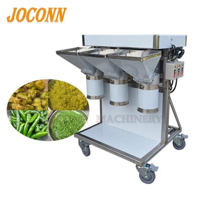 China Ginger Garlic Chili Paste Sauce Making Grinding Machine Factory Price Automatic Crushed Ginger Garlic Paste Making Ketchup Potato Chili Crushed Machine for sale