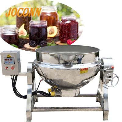 China High Efficiency Easy Operation Boiler And Steam Jacket Kettle For Dough Jam Sugar Paste Cooking Double Jacket Sugar Crucible Machine With Best Price for sale