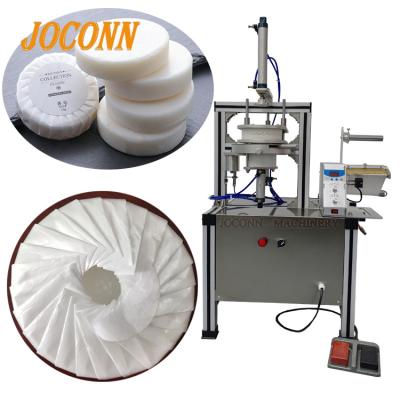 China Products Blue Bubble Ply Wrapping Heat Sealing Machine/Soap/Bath Ball Fold Wrapping Machine/Soap Label Dispenser Packing Machine Paper Film for sale