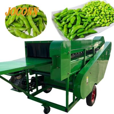 China Easy Operation Edamame Soybean Picking Harvester / High Capacity Green Soybean Husk Picking Plucking Machine / Pea Harvester for sale