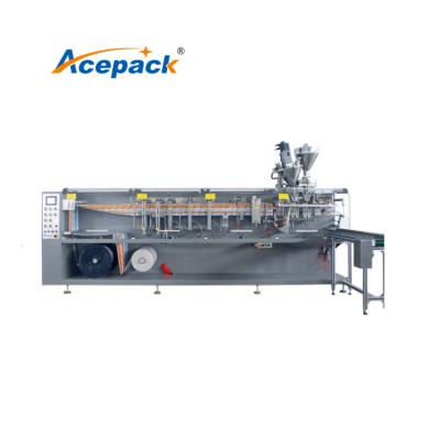 China Medical Automatic Horizontal 4sides Pouch Flat Packing Machine With Multifunctional Zipper Bag Opening Closure for sale