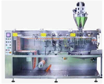 China Fully Automatic High Speed ​​HFFS Beverage Pouch Powder Packing Filling Machine Sachet Forming/Filling/Sealing for sale