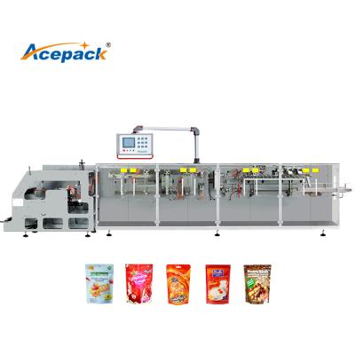 China Beverage Coffee Powder Sachet Packaging Machine Doypack Horizontal Zipper Powder Filling Packaging for sale