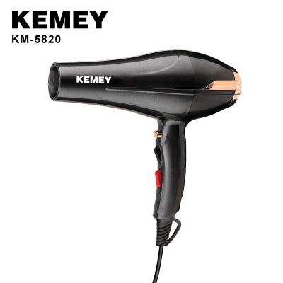 China KM-5820 Kemei Professional Salon Concentrator Diffuser Induction Ionic Function Professional Hair Dryer for sale