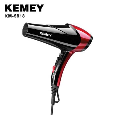 China Kemei KM-5818 Ionic Hot Popular Safety Cut Private Custom Household Hotel Hair Dryer Professional for sale