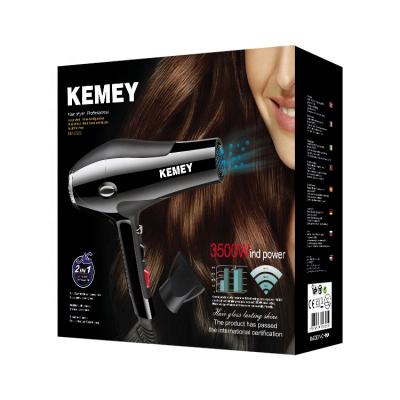 China Kemei KM-5822 Professional Hot Selling Ionic High Power 3500W Professional Cheap Luxury Hair Dryer for sale