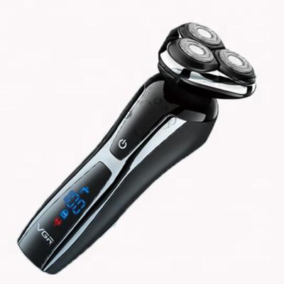 China Triple Blade VGR V-309 IPX5 Rechargeable Waterproof Washable Electric Men With LED Display Razor Barbador for sale