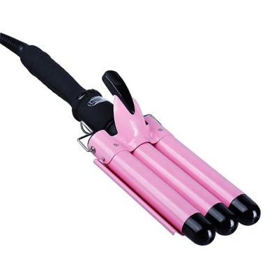 China Unique 3 Tubes Design Upgraded Version Hair Curling Iron 1 Inch 3 Barrel Hair Crimper for sale