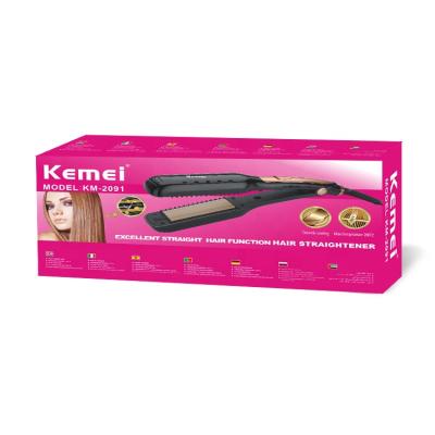 China Flat Car Iron Hair Straightener And Hair Curling Ceramic Plate Heats Up Fast for sale