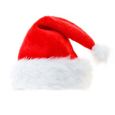 China Felt Hot Selling Winter Santa Claus Hat Merry Christmas Gift Decorated Santa Hat for sale