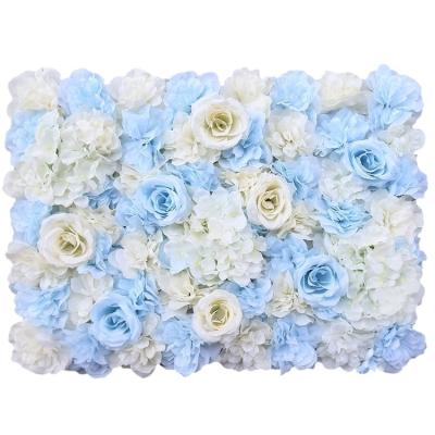 China Wedding simulation flower wall wedding stage background decoration store window door photo studio shooting fake flowers for sale