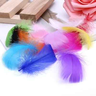 China 50pcs/bag Multicolor Dream Catcher DIY Material Angel Wings Durable Goose Feather 5-8 Inches 5-8 Inches for sale