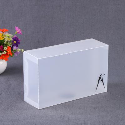 China Customized Handmade Recycled Frosted Plastic PP Box Gift Packaging With Custom Design Logo for sale