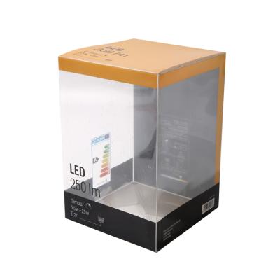 China Low Price Recyclable Clear Folding Logo Printing Pet Pvc PackagingPlastic Custom Box for sale