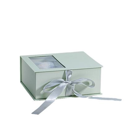 China New design high capacity handmade creative romantic luxury gift box for festival with ribbon tie for sale