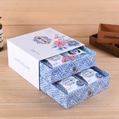 China Recycled Materials Factory Direct Selling Customized Cardboard Drawer Gift Packaging Boxes Rigid Cardboard Drawer Box for sale