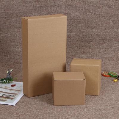 China Various Sizes Recyclable Customized Brown Kraft Paper Packaging Boxes Corrugated Mailer Box for sale