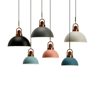 China Dropshipping Wholesalee Simple Modern Chandelier 250 Head Macaron Creativer Lampshad Pendant Lights for sale