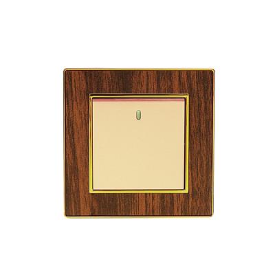 China PC PHOSPHORUS COPPER Luxury Design Wall Mounted Electrical Switches 1gang 1way for sale