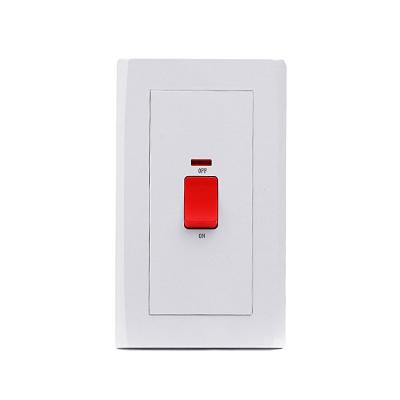 China Factory Sale Wholesale Price 45A Multipurpose Hot Wall Switch Wenzhou Manufacturer for sale