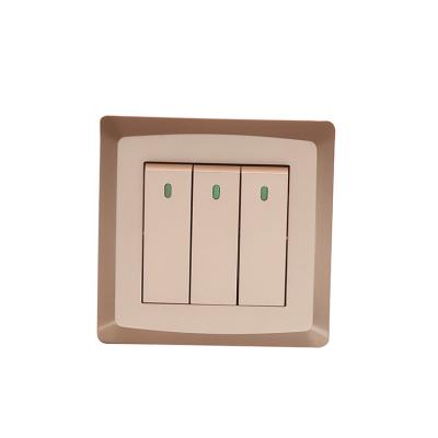 China New Design Home Appliance Wall Lamp Switch 3 Strip UK Standard Lamp Switches For Homes for sale