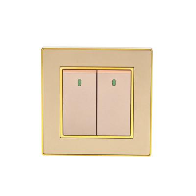 China British Standard 2 All-Purpose Strip Acrylic Luxury Style 100000 Times Mechanical Life Wholesale Electrical Switches for sale