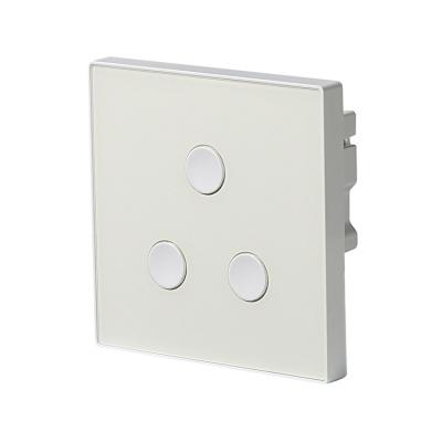 China BS Standard 3 Strip Touch Button Smart Wall Switch Home WIFI Smart Switch for sale