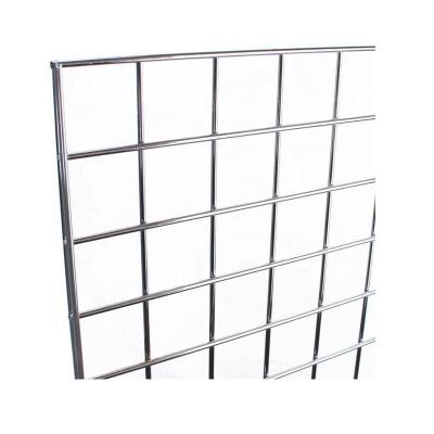 China High Quality Advertising 2'x6 Chrome Metal Wire Gridwall Panel For Display for sale