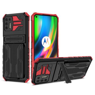 China Hot Sales Anti-drop Phone Wallet Retractable Dismountable Armor Case Kickstand Shockproof Phone Case For OPPO A74 for sale