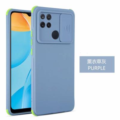 China New Luxury Anti-fall Slide Camera Lens Protective Silicone TPU Colorful Mobile Phone Case For OnePlus 9 for sale