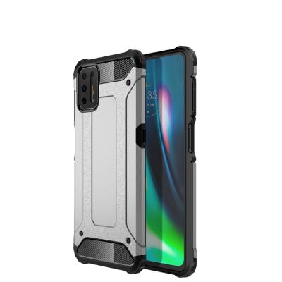 China Anti-fall Good Quality Fashion Design Super Shock Absorption Armor TPU+PC Mobile Phone Case Cover For MOTO G9 Plus for sale