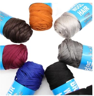 China African Polypropylene Filament Braid Crochet Woven Silk Wig Yarn for sale