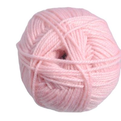 China Wholesale Multi Color Anti-pilling Hand Knitting 80% Wool 20% Acrylic Blended Yarn 50g 4ply for sale