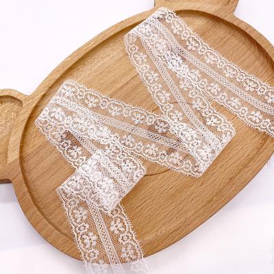 China Elastic Lace Trim Knitted Jacquard Multiple Patterns Eyelash Lace Lace Trim for sale