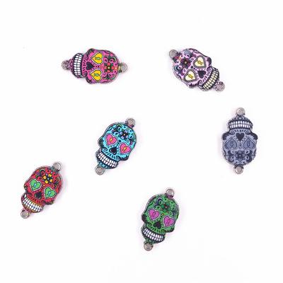 China CLASSIC DIY Accessories Combine Skull Jewelry Accessories Halloween UV Printing Main Materials For Jewelry Making for sale